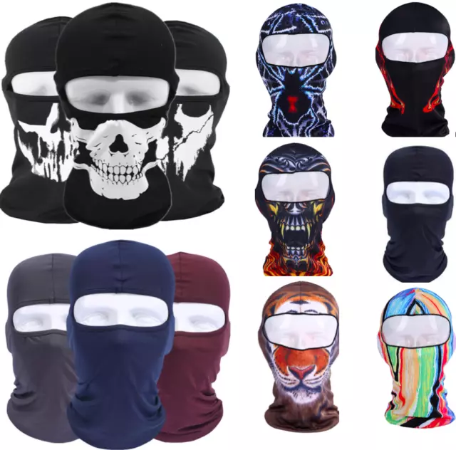 Balaclava Head Face Mask Bike Motorbike Helmet Liner Hood Cycling Sun Block