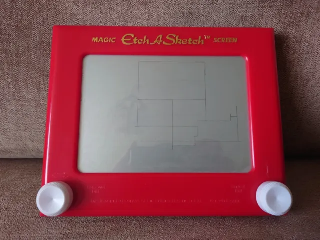 Etch A Sketch Magic Screen Science Toy Game 2011 Kids Toy