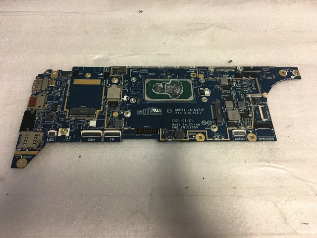 DELL LATITUDE 7420 Intel i7-1185G7 Motherboard LA-K371P