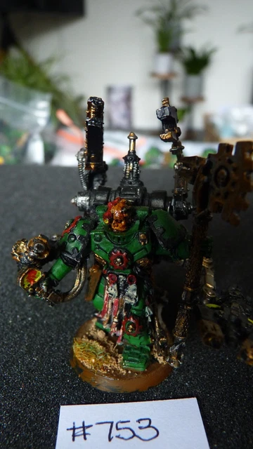 WARHAMMER WH40K SPACE Marines Salamanders Techmarine With Servo Harness warhammer-wh40k-space-marines-salamanders-techmarine-with-servo-harness