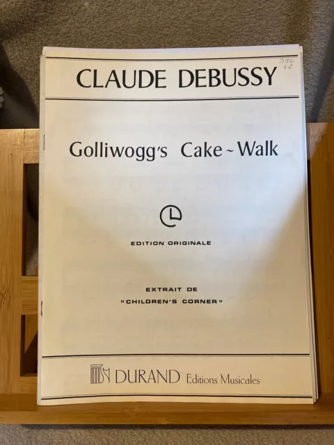Debussy Golliwog's Cake-Walk Children Corner n°6 partition piano éd. Durand