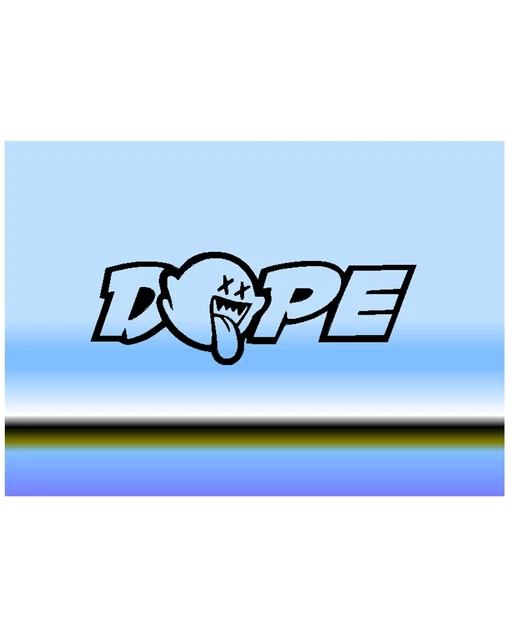 Dope Ghost STICKER VINYL DECAL JDM RACING ILLEST TUNER IMPORT DRIFT