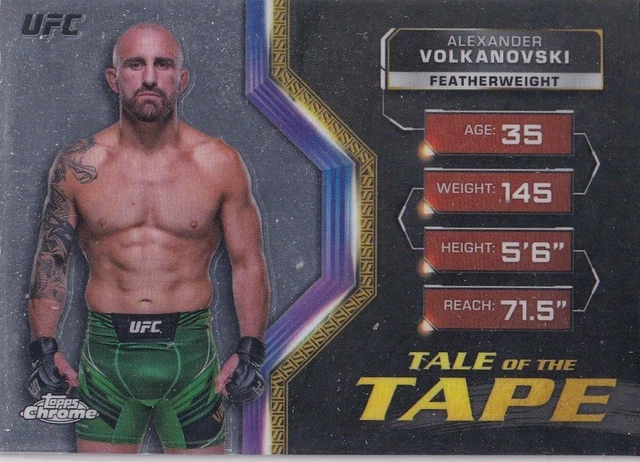 Lot 2 Cartes Panini Prizm UFC 2022 - Alexander Volkanovski Fearless #7