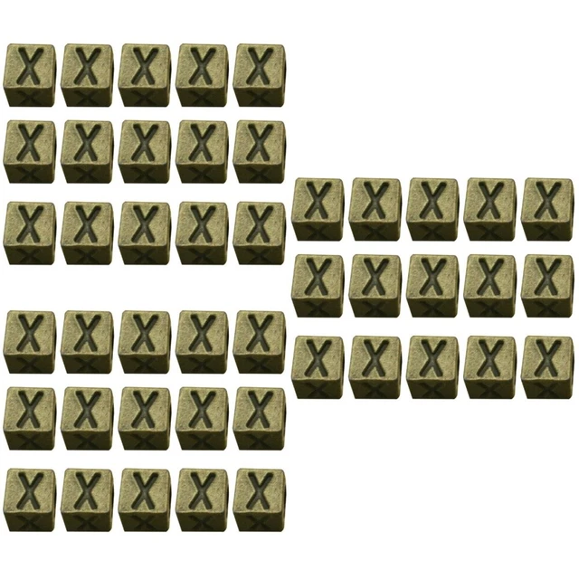 300 Stück Square Legierung Spacer Perlen Anhänger Charms für Schmuckherstellung