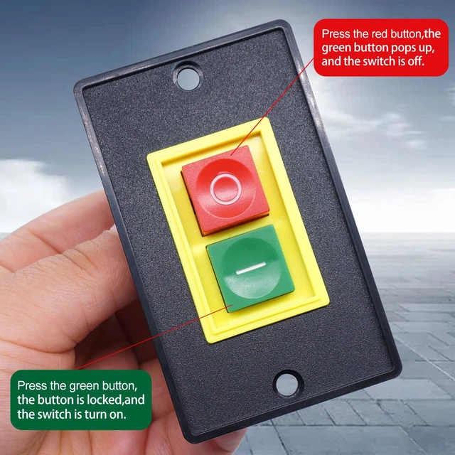 TAISS/START STOP SWITCH,ON/OFF Machine Switch 220v/380v 10A Industrial ...