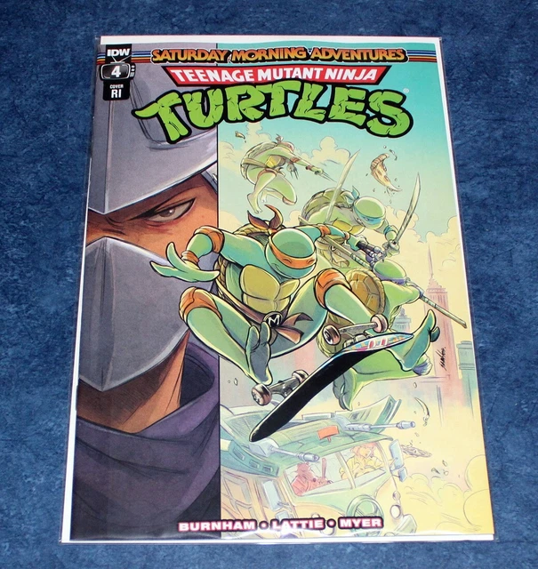 TEENAGE MUTANT NINJA TURTLES SATURDAY MORNING ADVENTURES #4 1:10 RI variant IDW
