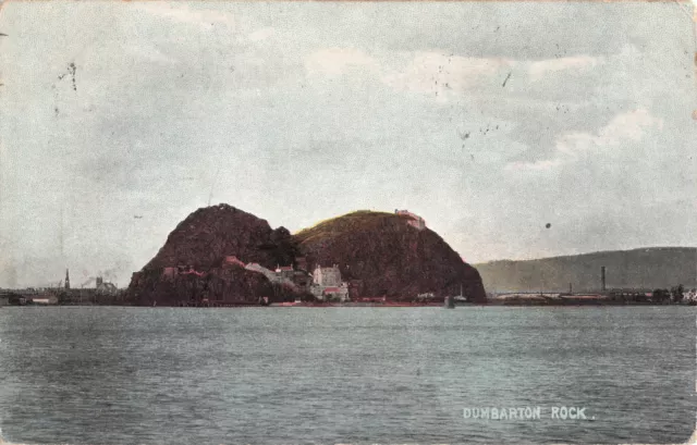 R333901 Dumbarton Rock. The National Series. 1910