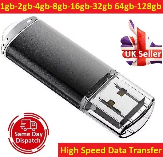 USB 2.0 High Speed Memory Stick Flash Pen Drive 1,2,4,8,16,32,64,128,256,512GB