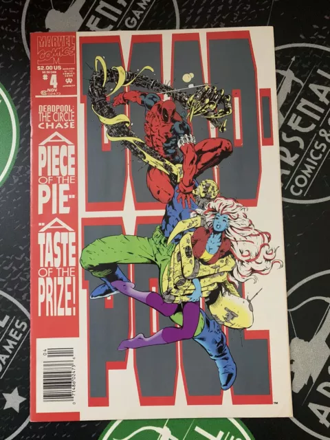 Deadpool: The Circle Chase #4 Newsstand 1993 Marvel Comics Low Print HTF