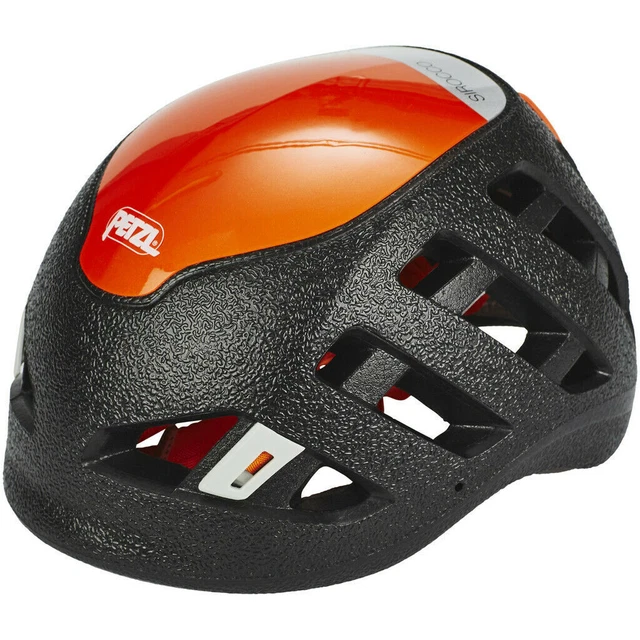 Petzl Sirocco Kletterhelm Schwarz/Orange 2019 Snowboardhelm