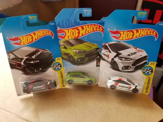 HOTWHEELS FORD FOCUS RS LOT DE 3 EUR 27 37 PicClick FR