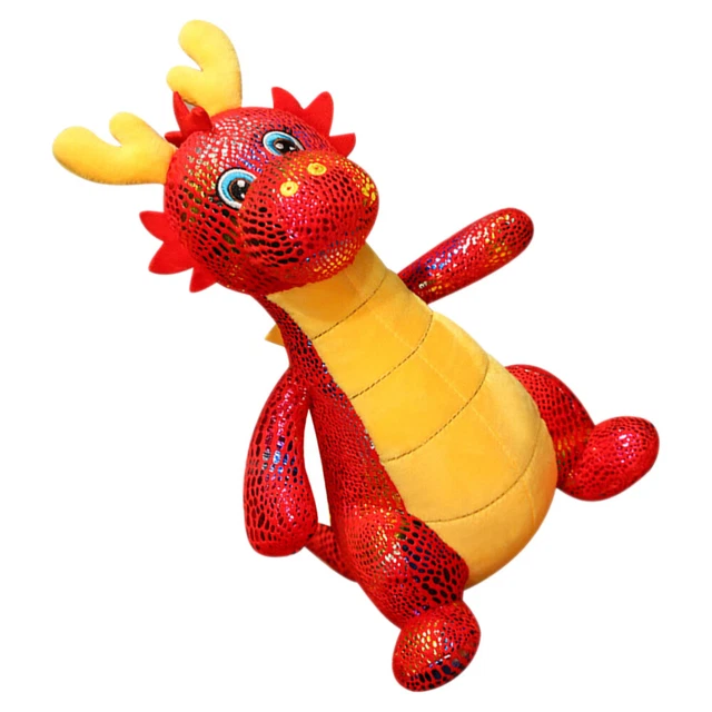 2024 Plush Dragon Toy Mascot Toys Good Luck Stuffed Doll Gift