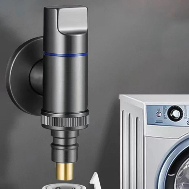 Valvola A 3 Vie In Ottone 1/2″ Per Lavatrici E Lavastoviglie – Commutazione Acqua, A Vite E Angolare