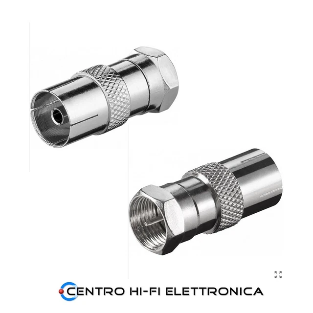 Adattatore Antenna TV 90 Gradi - Connettore Coassiale Maschio/femmina Angolato Per TV, Decoder E Cavi Satellitari (4 Pezzi) - Foto 11