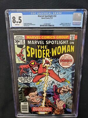 Marvel Spotlight #32 Spider-Woman Origin and  1st Appearance Marvel 1977 CGC 8.5