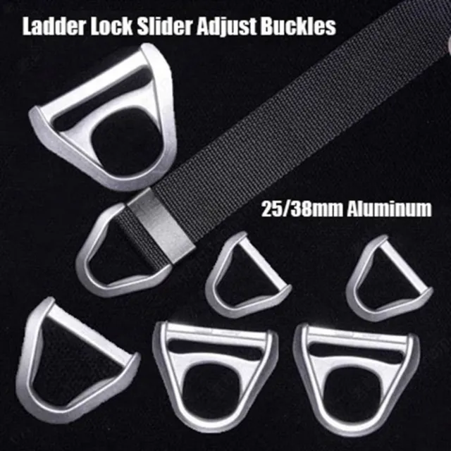 1pc Aluminum Alloy Slider Adjust Buckles  DIY Tactical Backpack Straps