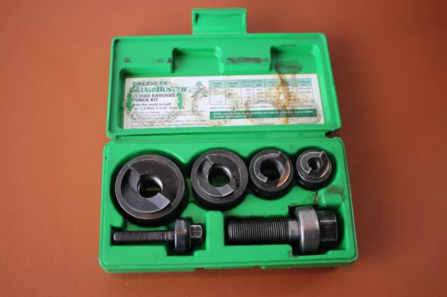 Greenlee Slug Buster Knockout Punch Set 7235BB