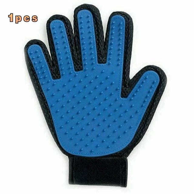 Cat Pair Hair Fur Remover Mitt Massage Deshedding Grooming Dog Brush Gloves Pet