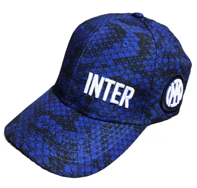 Cappello Inter Ufficiale Logo Nuovo | Cappellino Inter Nerazzurro Ricamato 01