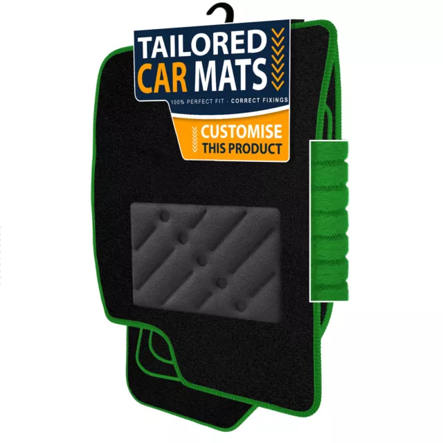 To fit Smart Fortwo Coupe 2015+ Black Tailored Car Mats [BRW]