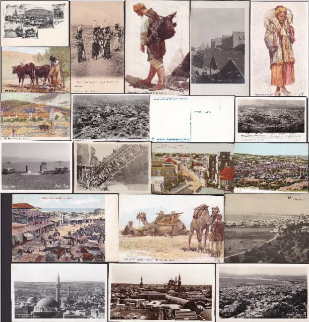 Middle East .. POSTCARDS pre1940 .. RP & Printed ..... sold & priced singly