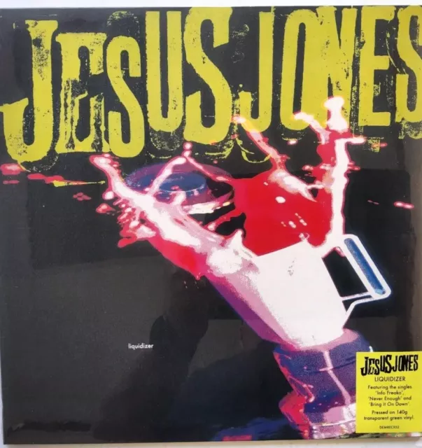 Jesus Jones Liquidizer 2022 limited green LP Album vinyl record NEW on demon