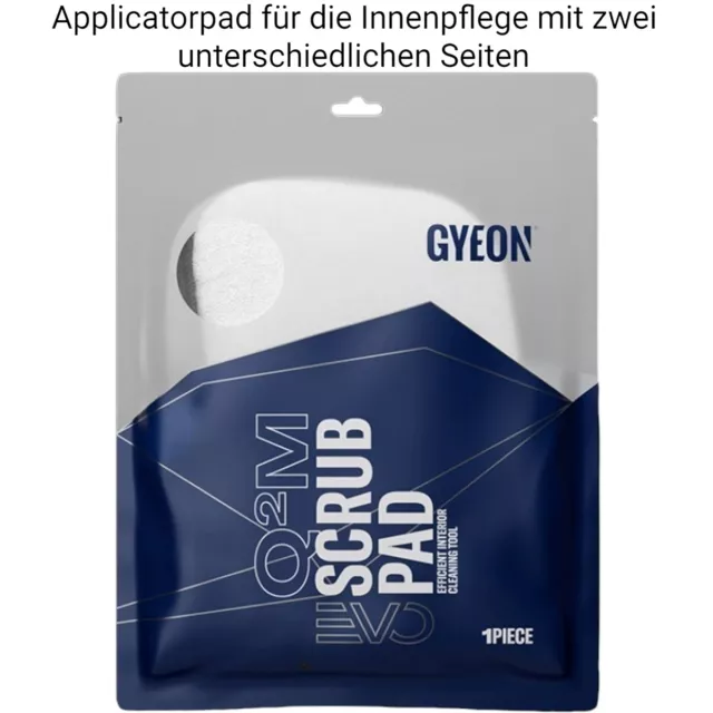 Intérieur Applicateur Gyeon Q2M Scrubpad Evo Tampon de Nettoyage