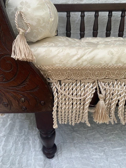 Antique Salesman’s Sample French Style Chaise Lounge. Ideal Doll Bear Display 3