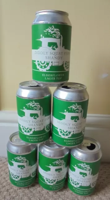 Diddly Squat Farm Elderflower Shandy 6x EMPTY Tins Cans in vgc : Collectables