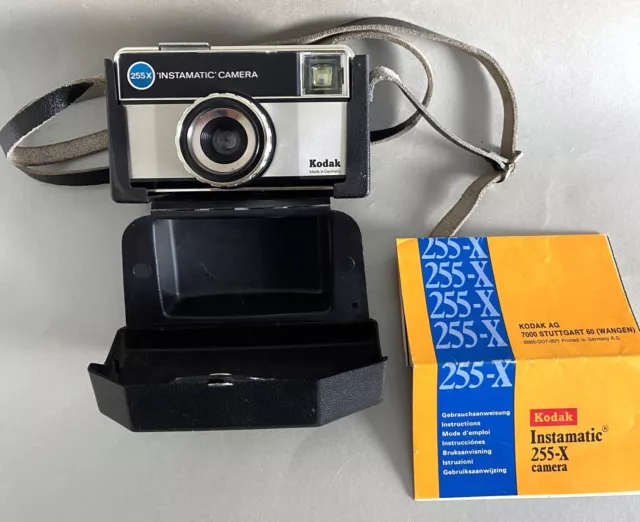 Appareil Kodak Instamatic 255-X 126mm Kassettenfilm, Avec Instructions +Sac