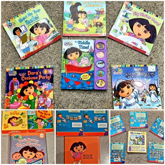NICKELODEON NICK JR Dora The Explorer Riddle Time Play A Sound Book 9 ...