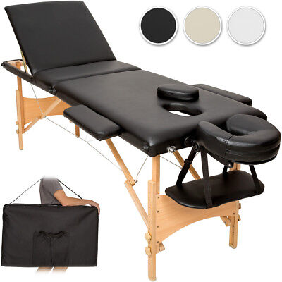 Table banc 3 zones lit de massage pliante cosmetique esthetique + sac