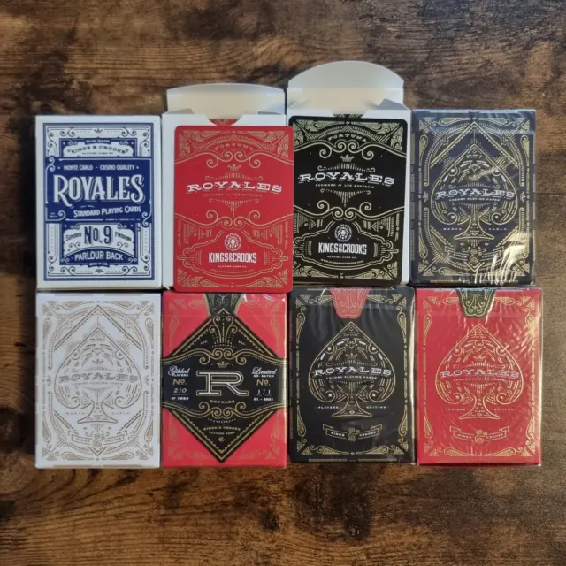 Royales Nuevo y Sellado Playing Tarjetas Edición Limitada Kings Crooks Cubierta