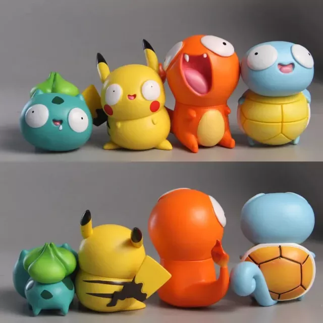 Pokémon Pikachu Bulbasaur Charmander Squirtle Funny Figure Collection Model