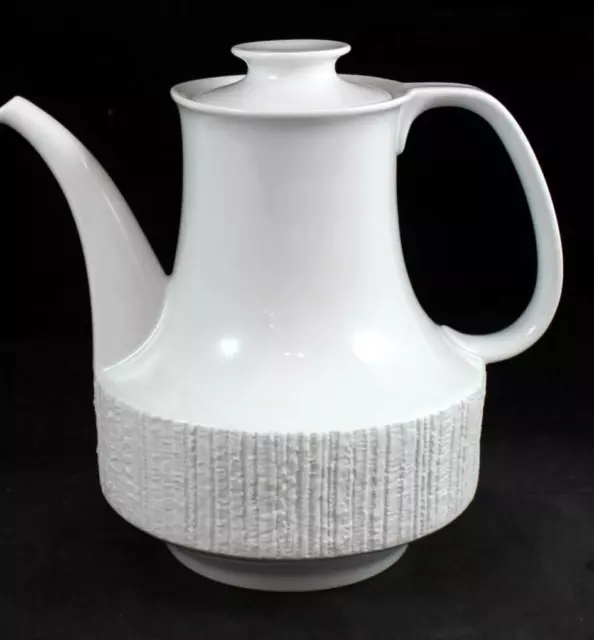 Thomas Arcta White Coffee Pot with Lid