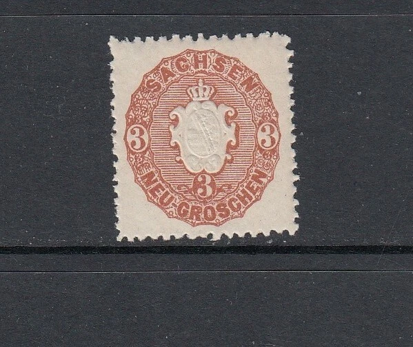 Altdeutschland Sachsen Mi-Nr. 18a ** postfrisch