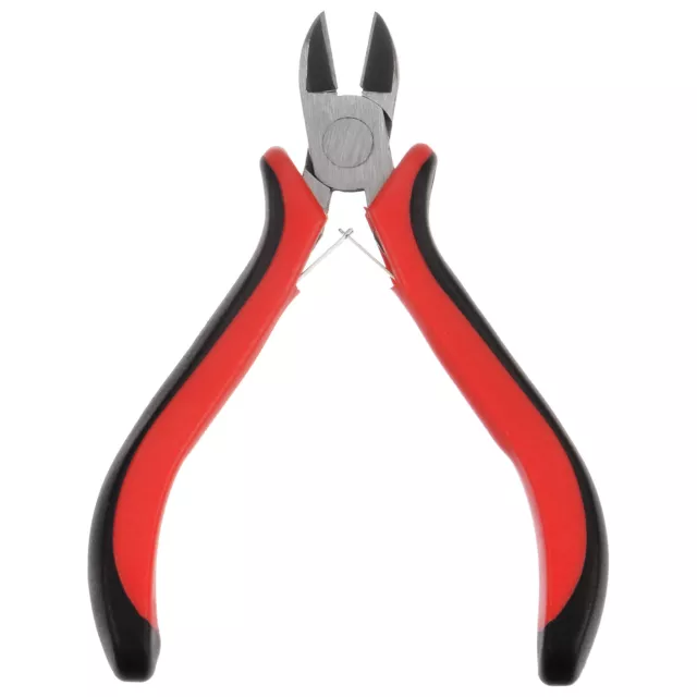 Wire Cutters 4.5" Diagonal Cutting Side Precision Pliers with Plastic Handle