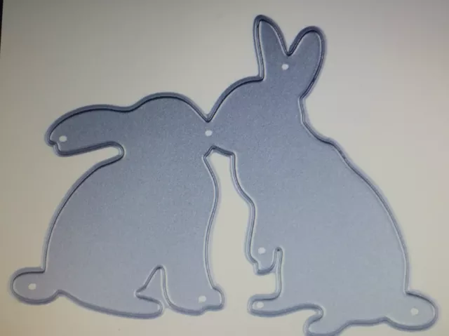 *~ Metal-Cutting-Die ~ Adorable Bunny pair ~ *