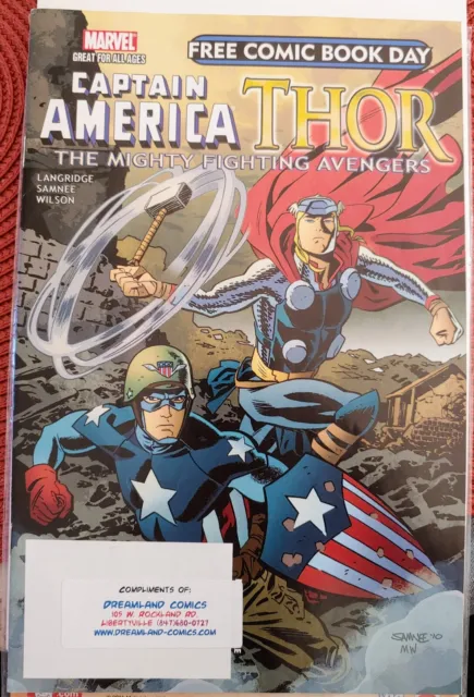 Captain America/Thor The Mighty Fighting Avengers Comic 2011