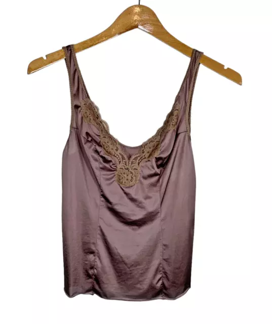 Vintage Vassarette Camisole Size 34 100% Nylon Lace Lingerie “Underneath It All”