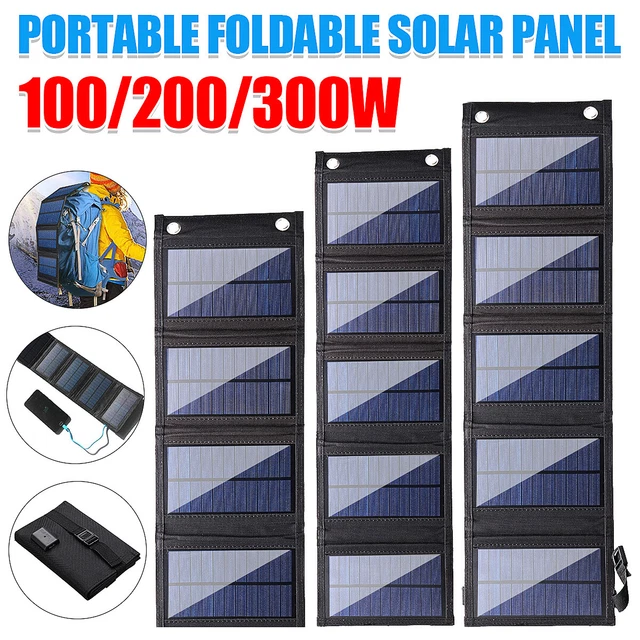 100w 200w 300w Portable Folding Solar Panel for Battery/Power station/RV/Camping