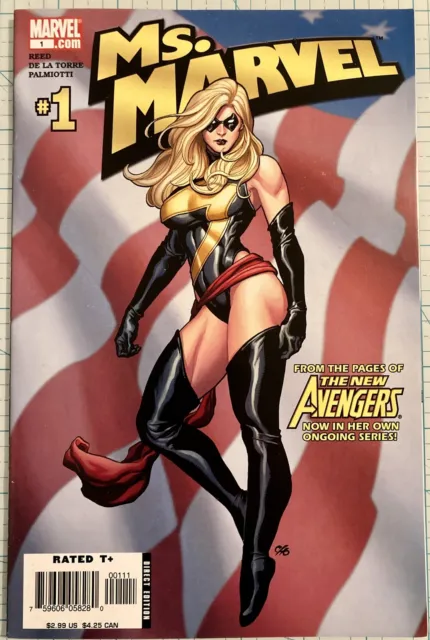 Ms. Marvel #1 VF+/NM- Frank Cho Cover 2006 Marvel Comics New Avengers
