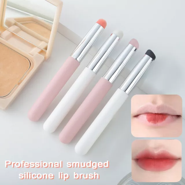 Mini Cepillo De Maquillaje Multifuncional Suave Cepillo Corrector De Labios <