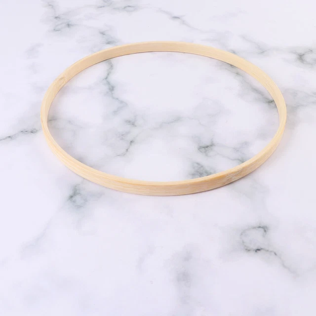 2 Pcs -Rahmen Makramee-Ringe Kunsthandwerk Hochzeitsdeko