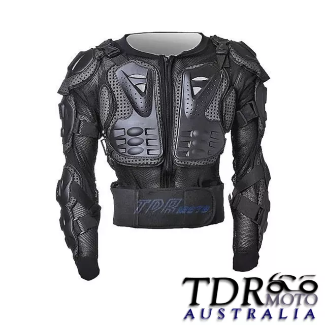 MX Gear Comp Black Motocross Pressure Suit MTB Dirt Bike Adult Body Armour