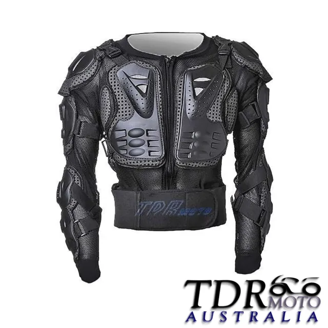 Motocross Dirt Bike Body Armour Jacket Chest Shoulder Quad Motorcycle Protection