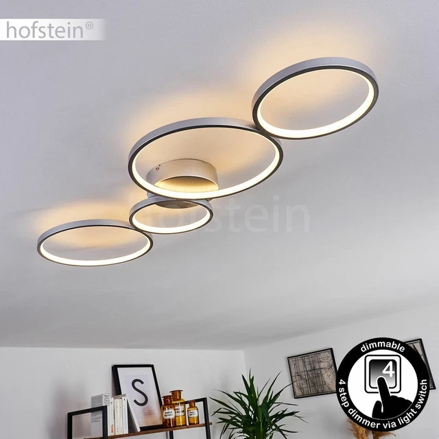 40cm Led Plafonnier 48W Blanc Lampe de Plafond Quad Dimmable Salon 2.4G