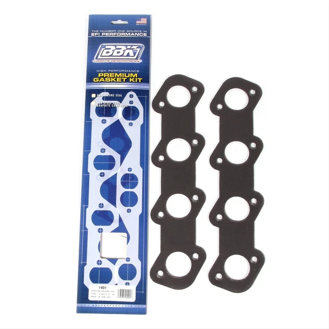 BBK Exhaust Gaskets Header Steel Core Laminate Stock Port Ford Modular V8 2V