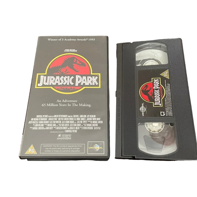 VINTAGE JURASSIC PARK Vhs Cassette Movie PAL £9.95 PicClick UK