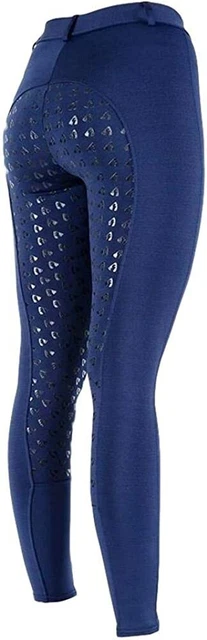 Shires Aubrion Albany Damen-Reitstrumpfhose klein marineblau UK 10 28 W